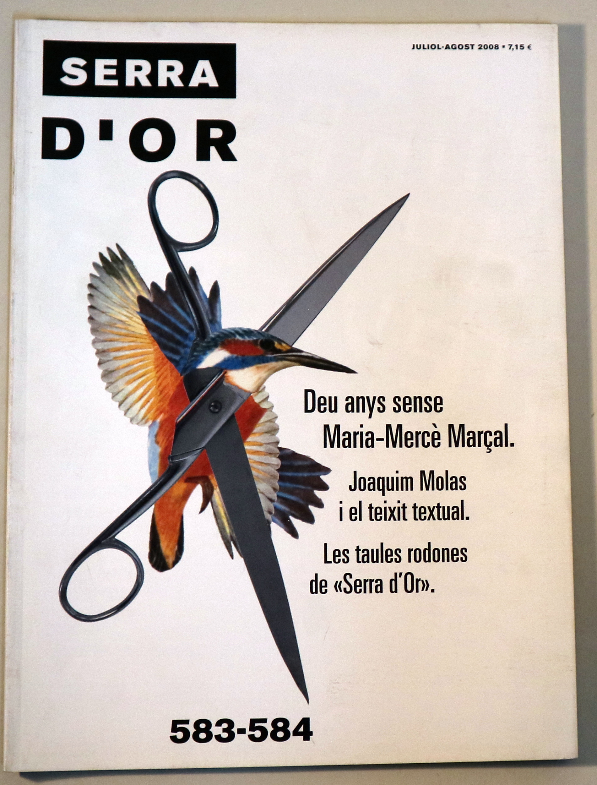SERRA D'OR Nº 583-584 - Barcelona 2008 - Il·lustrat