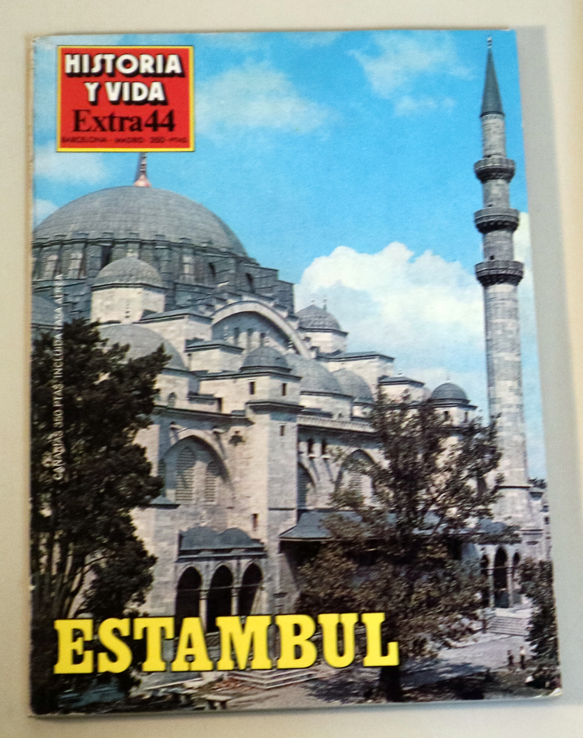 HISTORIA Y VIDA extra nº 44. ESTAMBUL - Barcelona-Madrid 1987 - Ilustrado