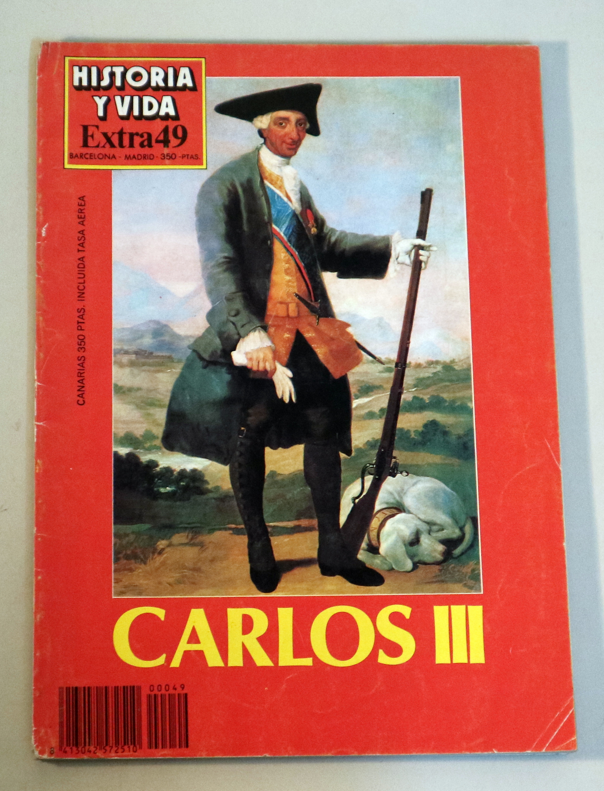 HISTORIA Y VIDA extra nº 49. CARLOS III - Barcelona-Madrid 1988 - Ilustrado