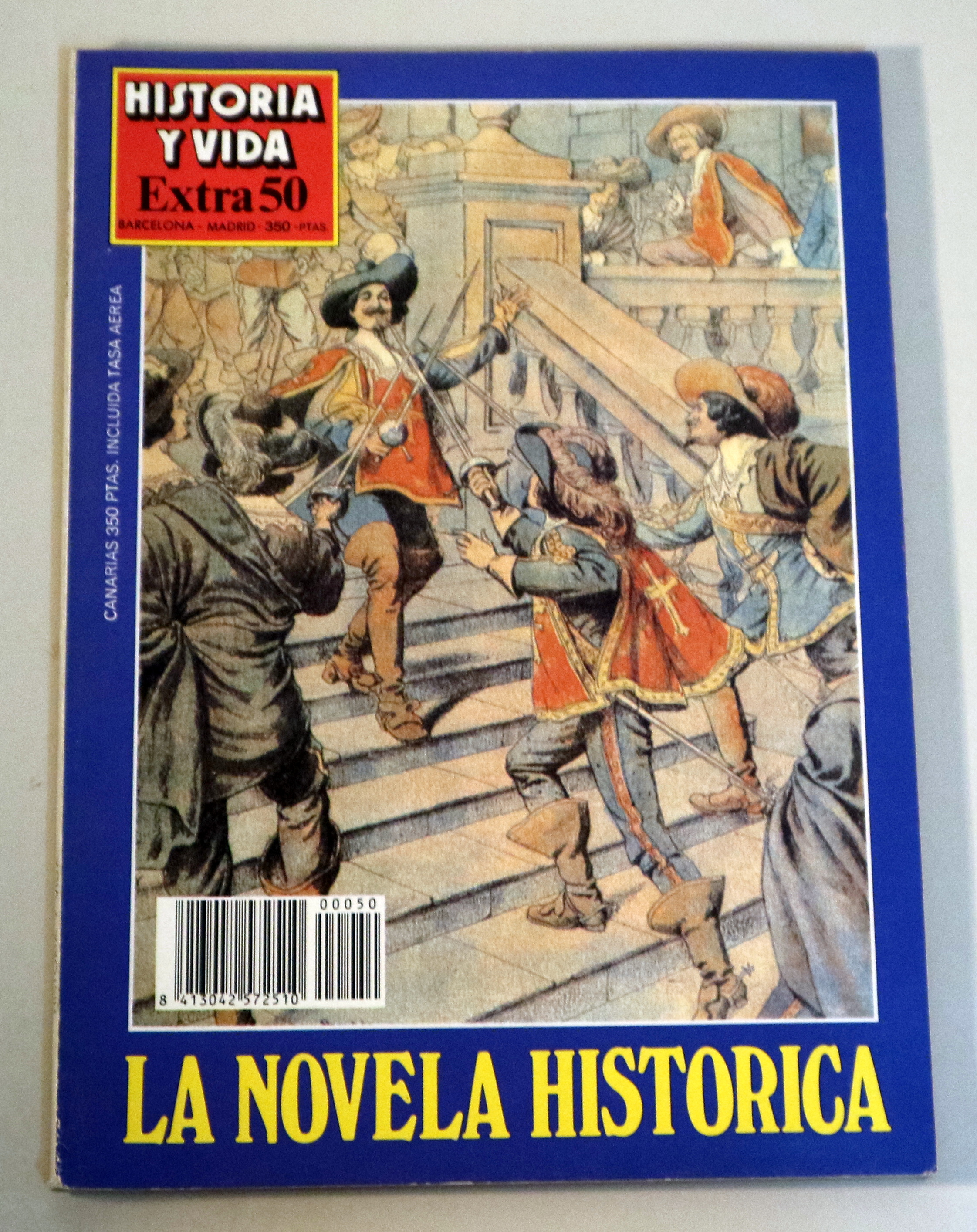 HISTORIA Y VIDA extra nº 50. LA NOVELA HISTORICA - Barcelona-Madrid 1988 - Ilustrado