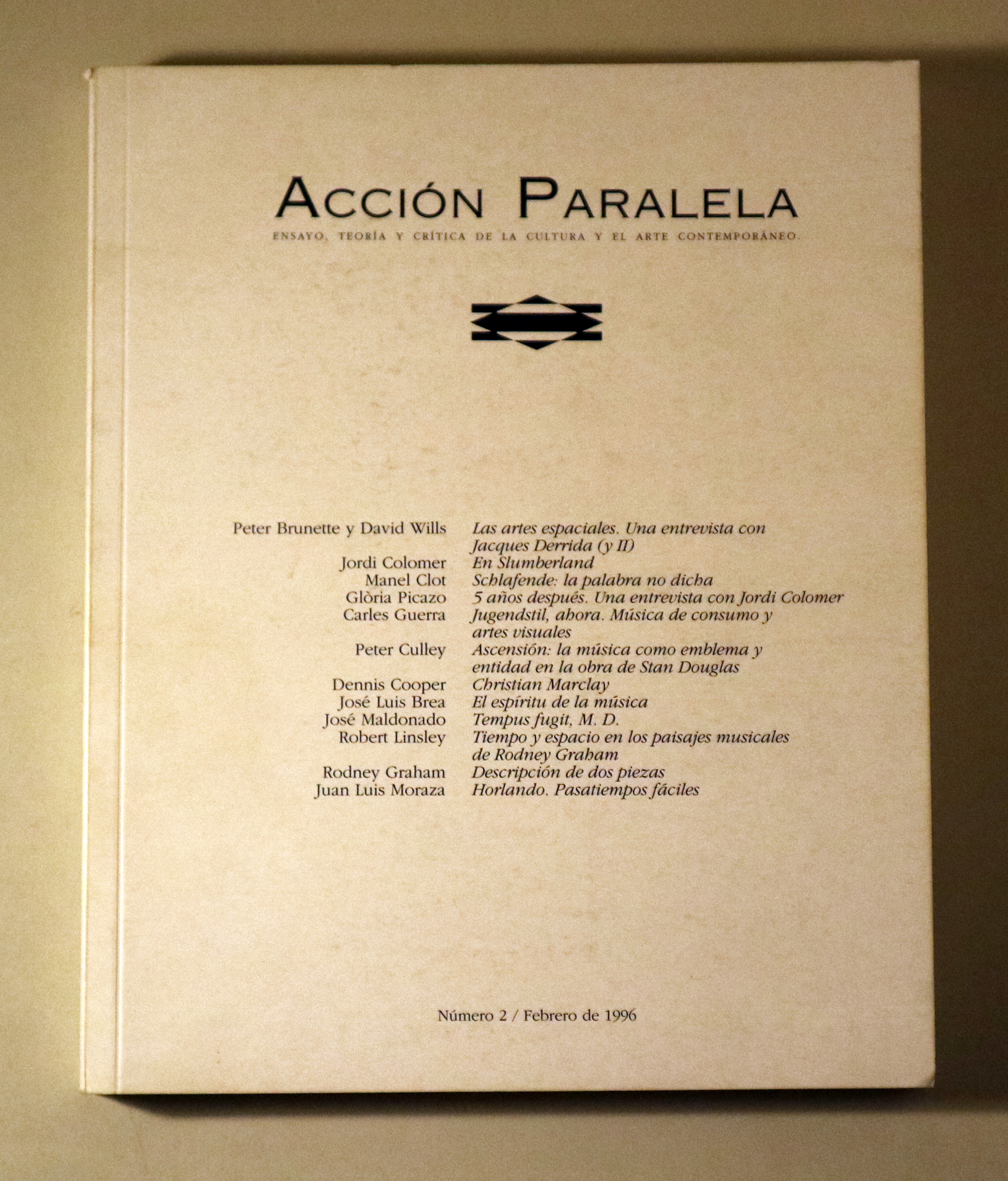ACCIÓN PARALELA Nº 2 - Madrid 1996 . Ilustrado
