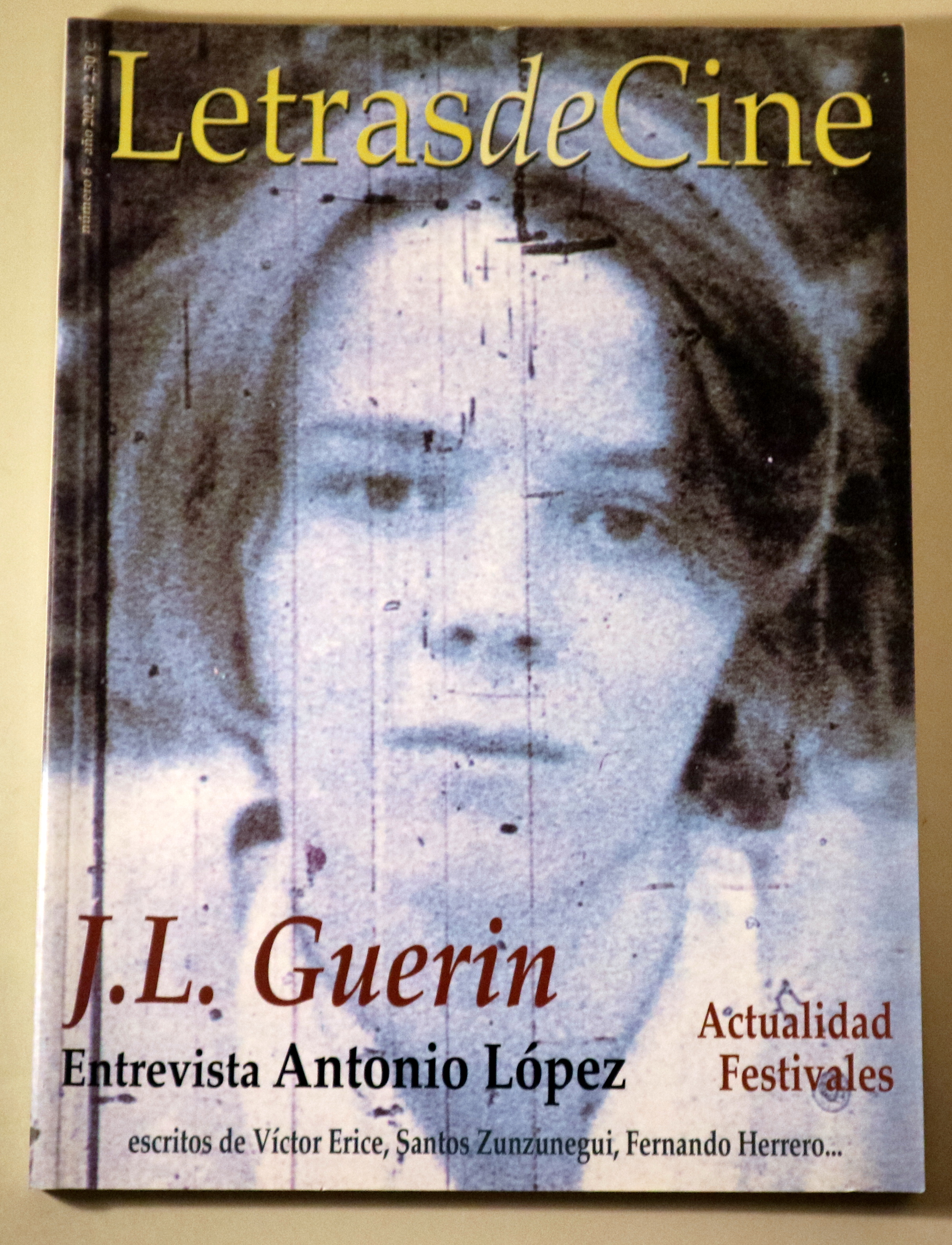 LETRAS DE CINE Nº 6 - Valladolid 1998 - Ilustrado