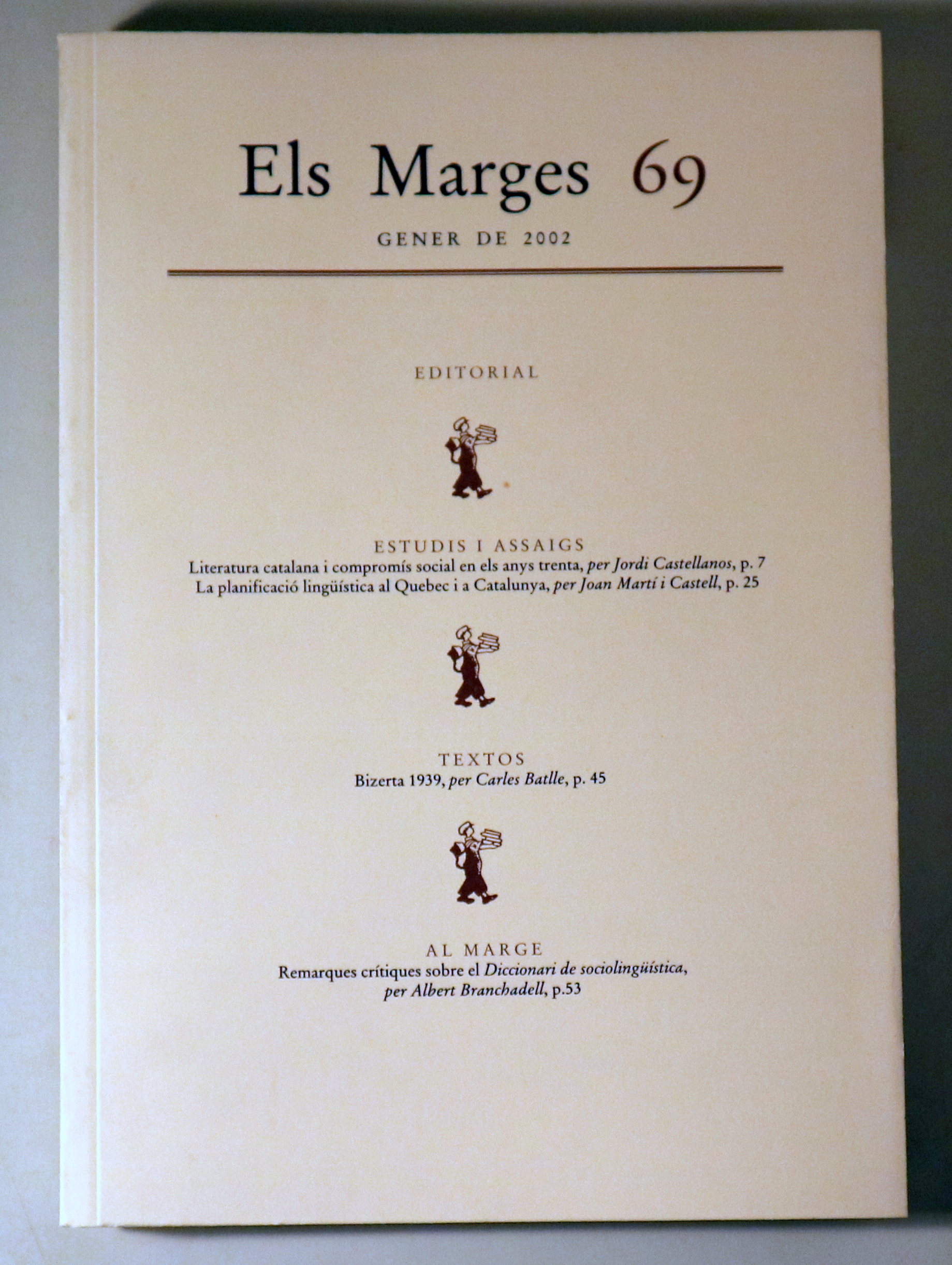 ELS MARGES Nº 69 - Barcelona 2002