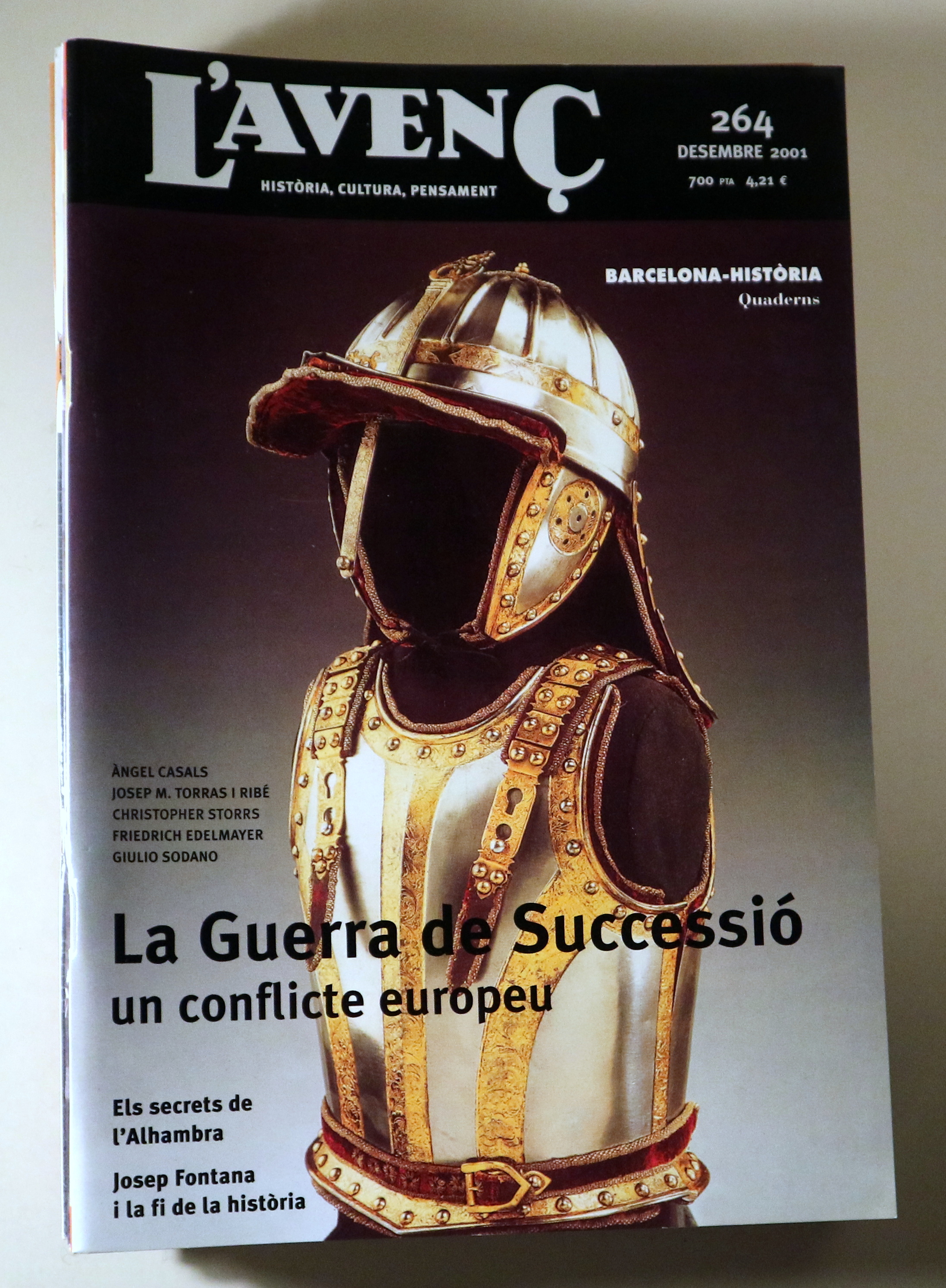 L'AVENÇ Nº 264: la Guerra de Successió - Barcelona 2001 - Il·lustrat