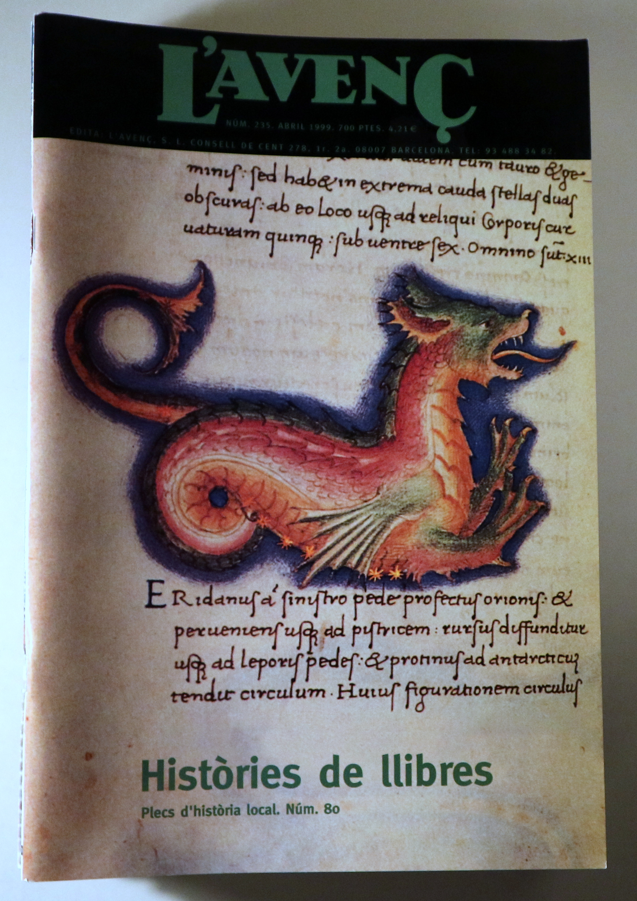 L'AVENÇ Nº 235: Històries de llibres - Barcelona 1999 - Il·lustrat