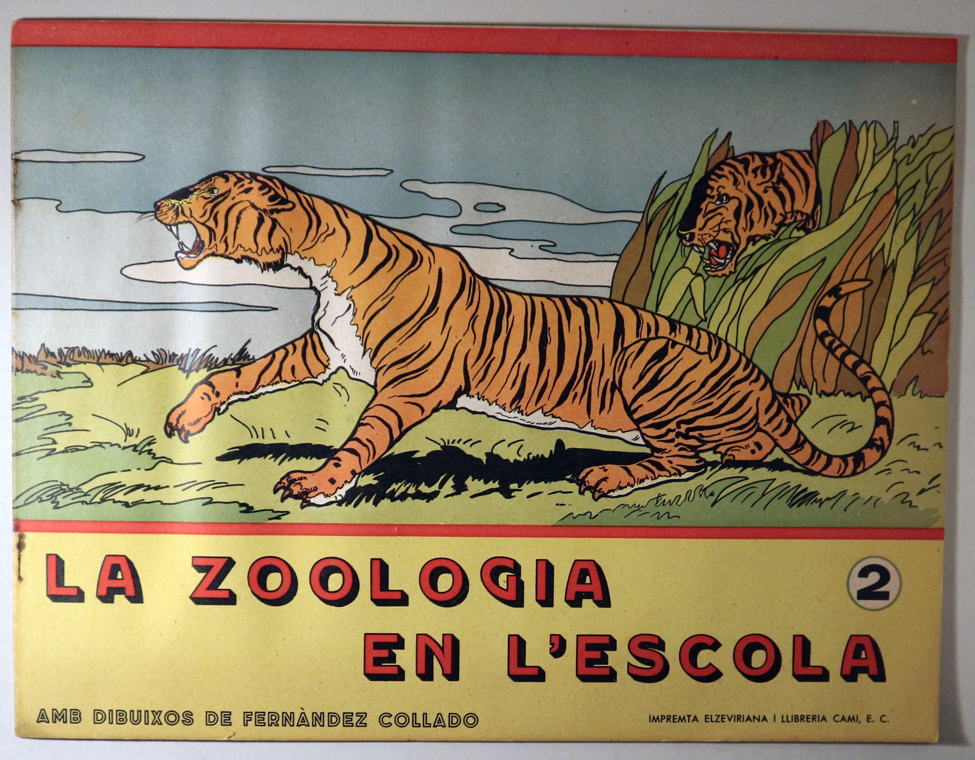 LA ZOOLOGIA EN L'ESCOLA 2-  Barcelona c. 1930 - Il·lustrat