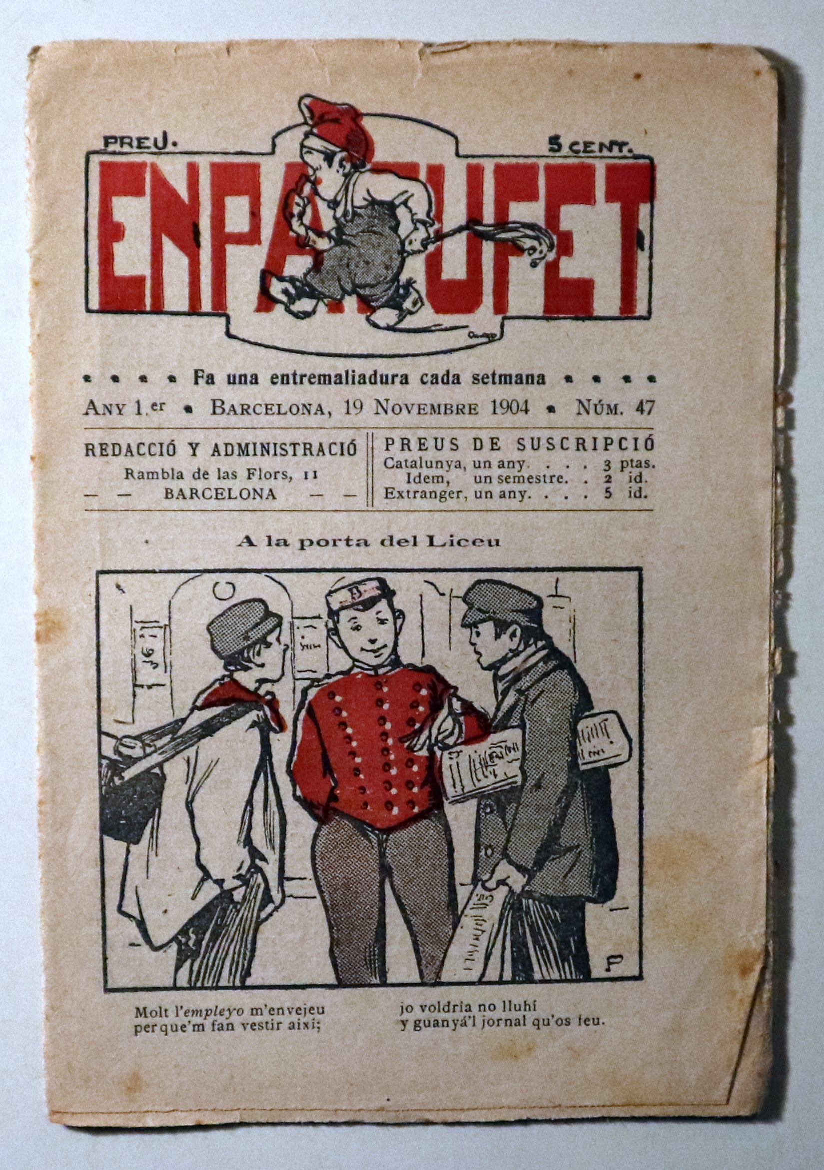 EN PATUFET Nº 47 - Barcelona 1904 - Il·lustrat