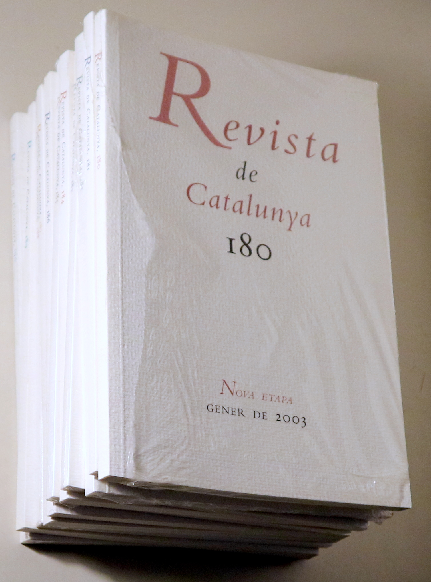 REVISTA DE CATALUNYA. Nova etapa gener 2003. (11 Vol.- Complet) Del 180 al 190 - Barcelona 2003 - Il·lustrat