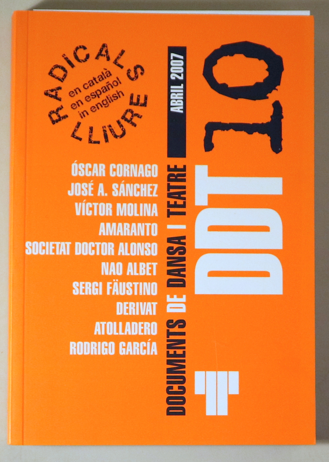 DDT Nº 10 - Barcelona 2007 - Edició trilingüe