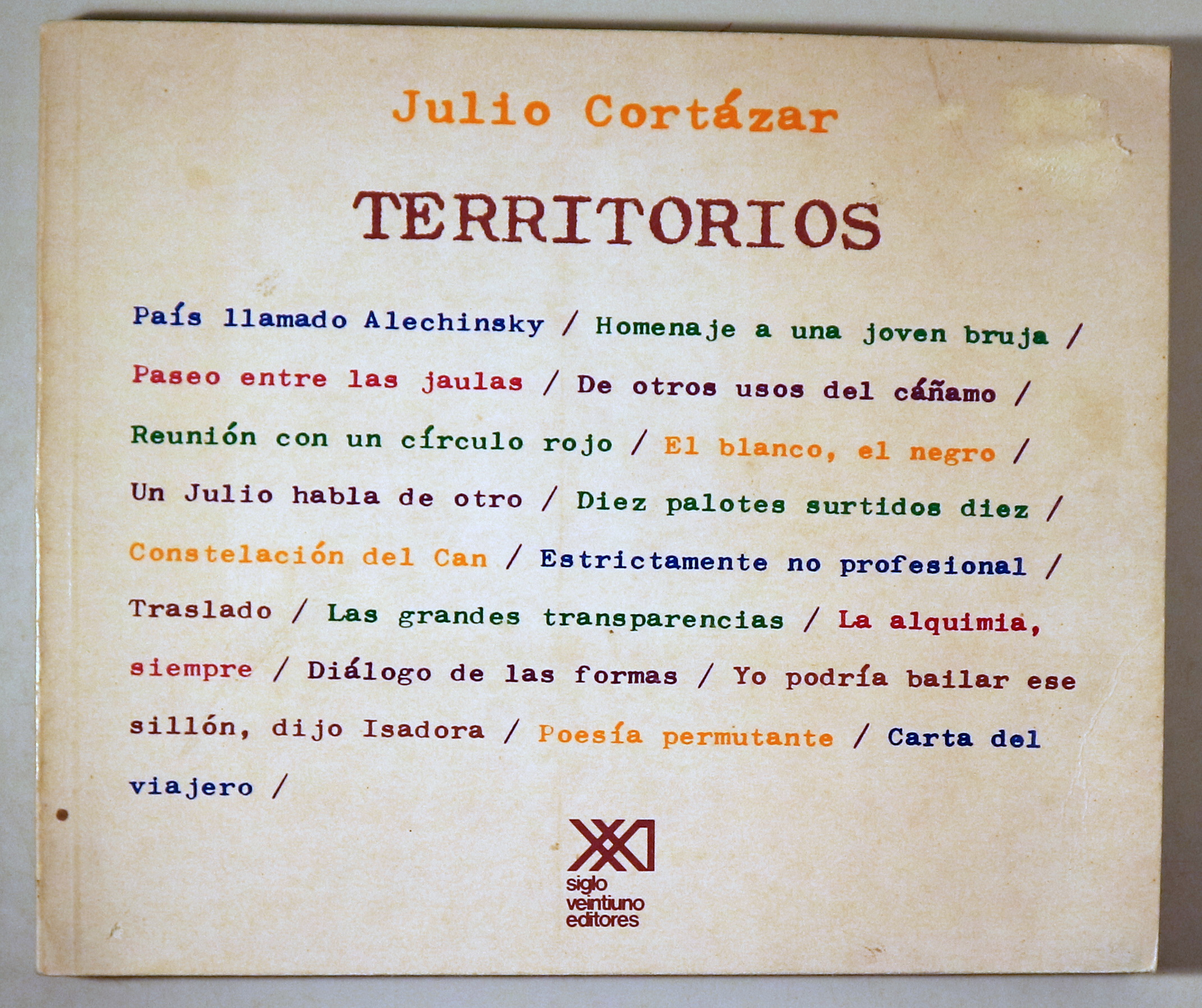 TERRITORIOS - México D. F. 1978 - Ilustrado - 1ª edición