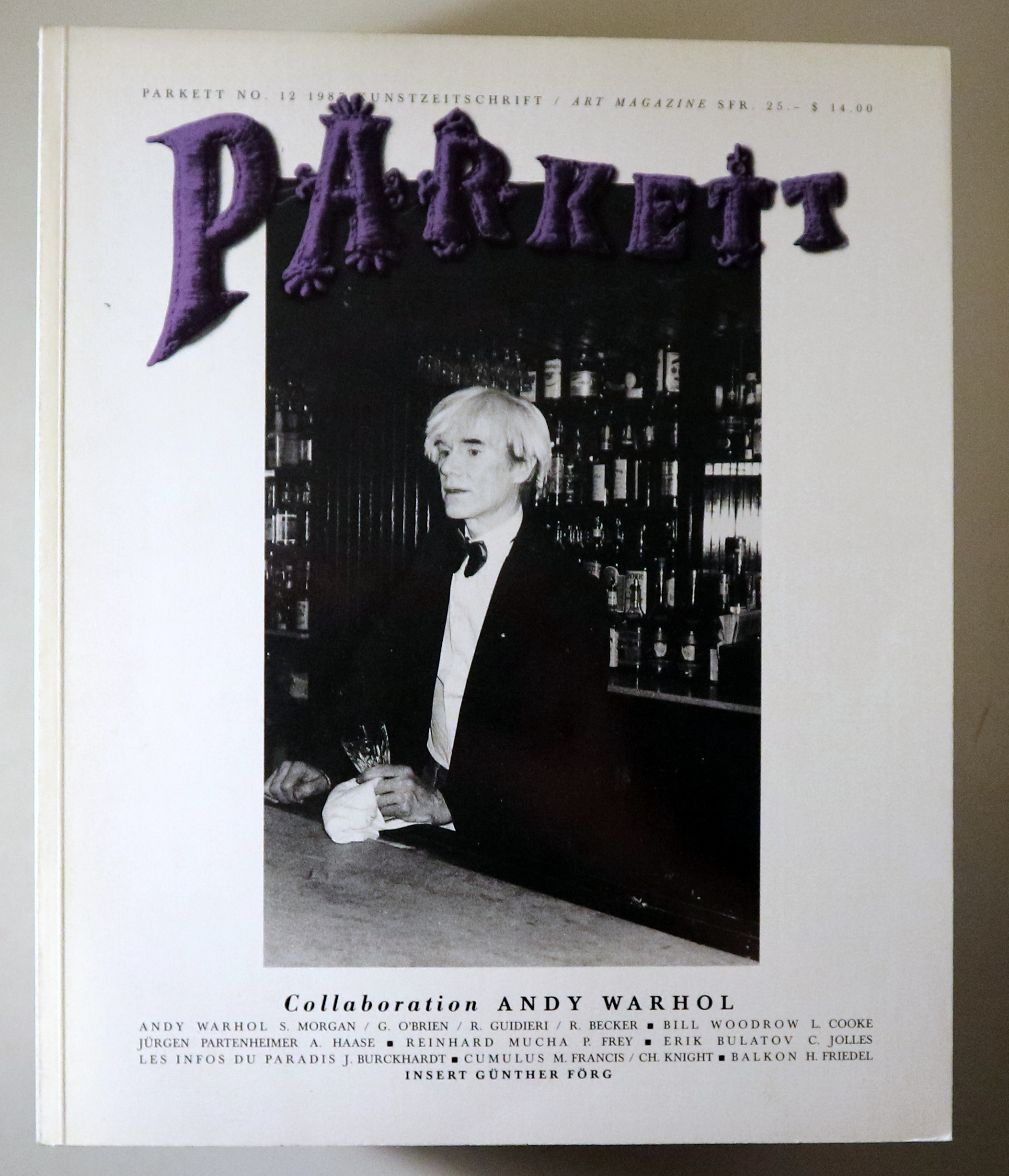 PARKETT Nº 12 - Zürich 1987 - Ilustrado