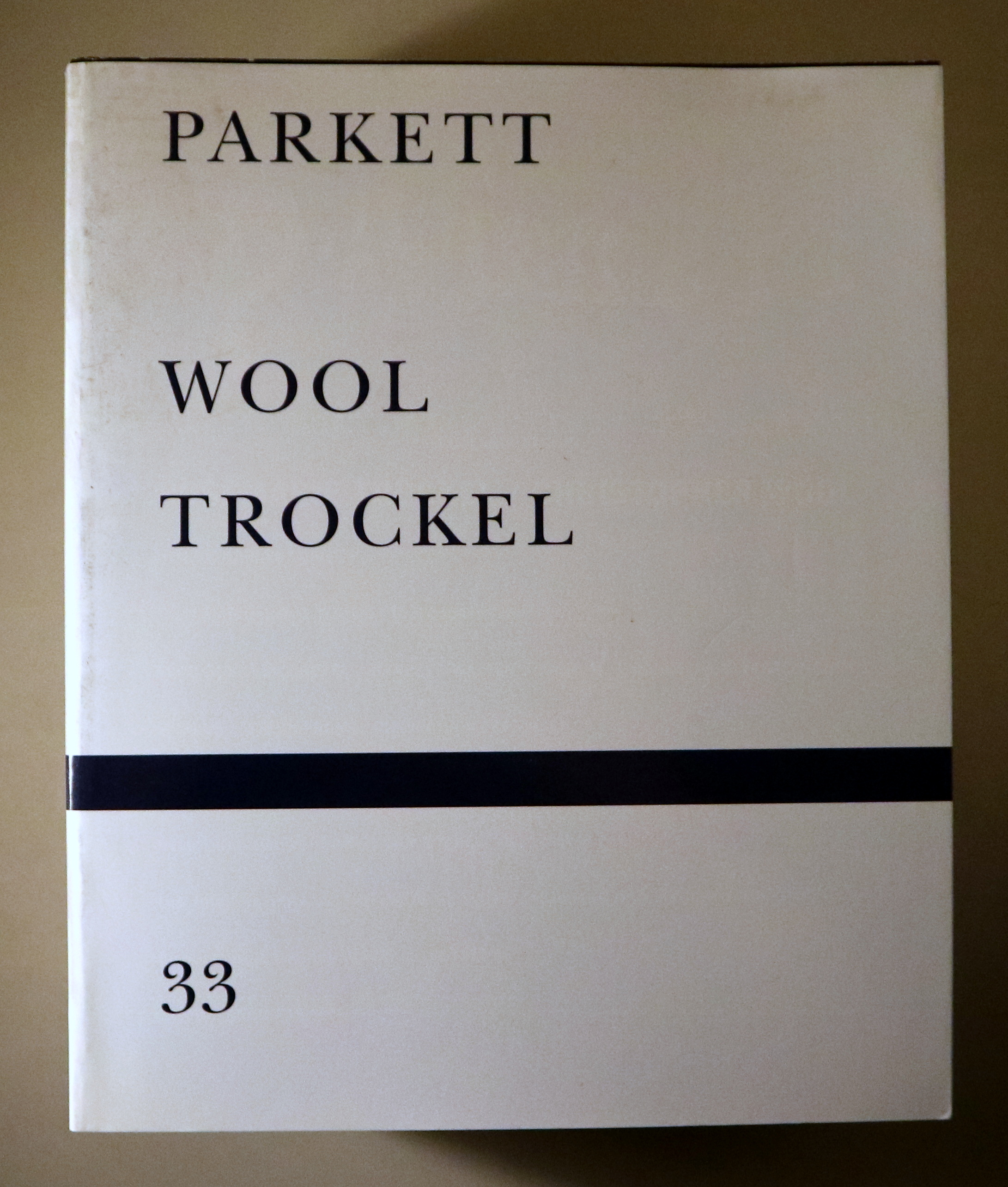 PARKETT Nº 33 - Zürich 1992 - Ilustrado