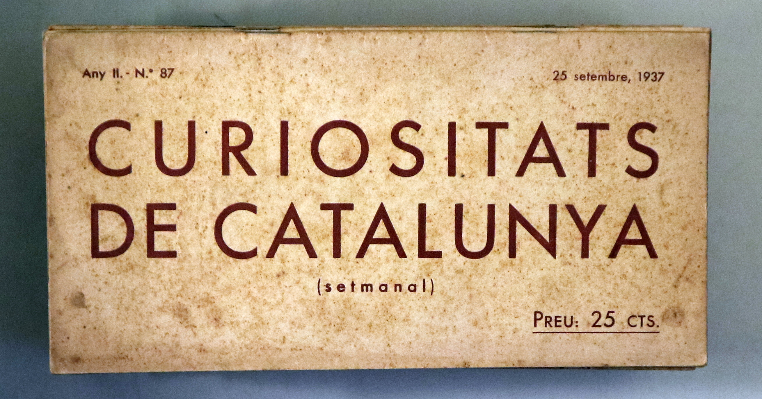 CURIOSITATS DE CATALUNYA Nº 87 - Barcelona 1937