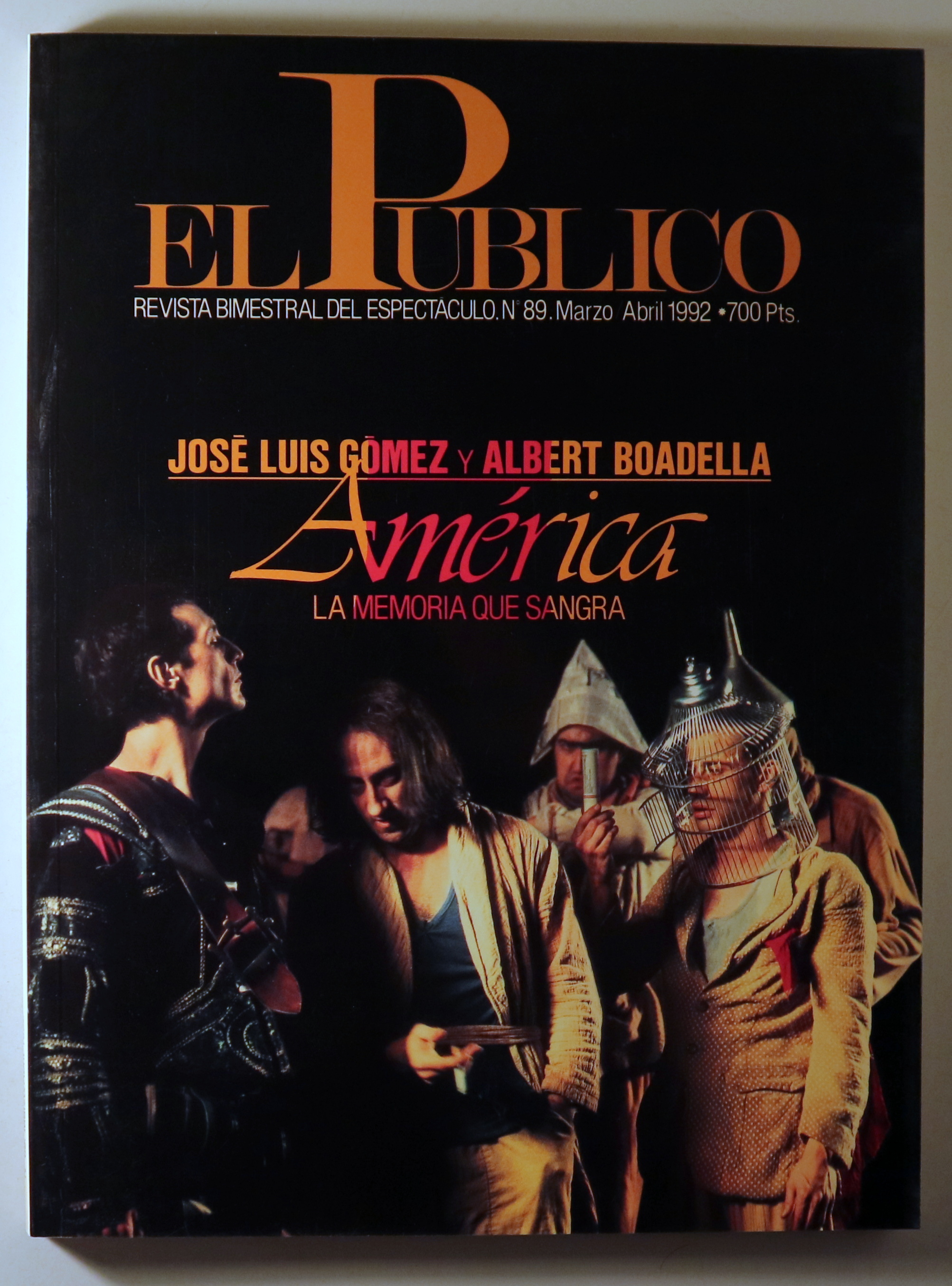 EL PÚBLICO Nº 89: AMÉRICA, la memoria que sangra - s/l 1992 - Muy ilustrado