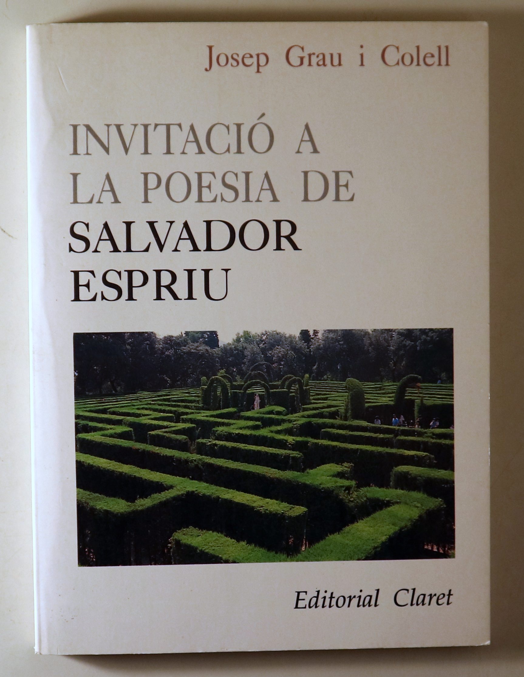 INVITACIÓ A LA POESIA DE SALVADOR ESPRIU -  Barcelona 1992
