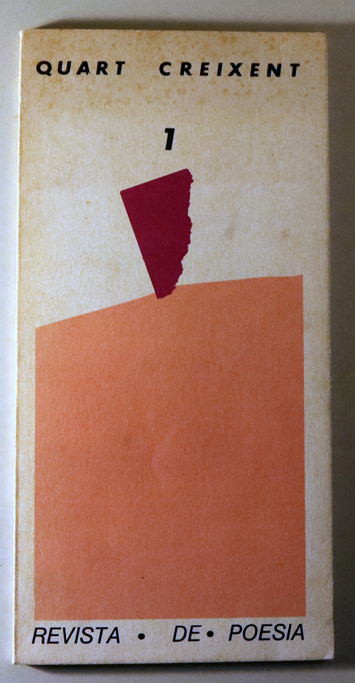 QUART CREIXENT 1. Revista de Poesia - Barcelona 1980