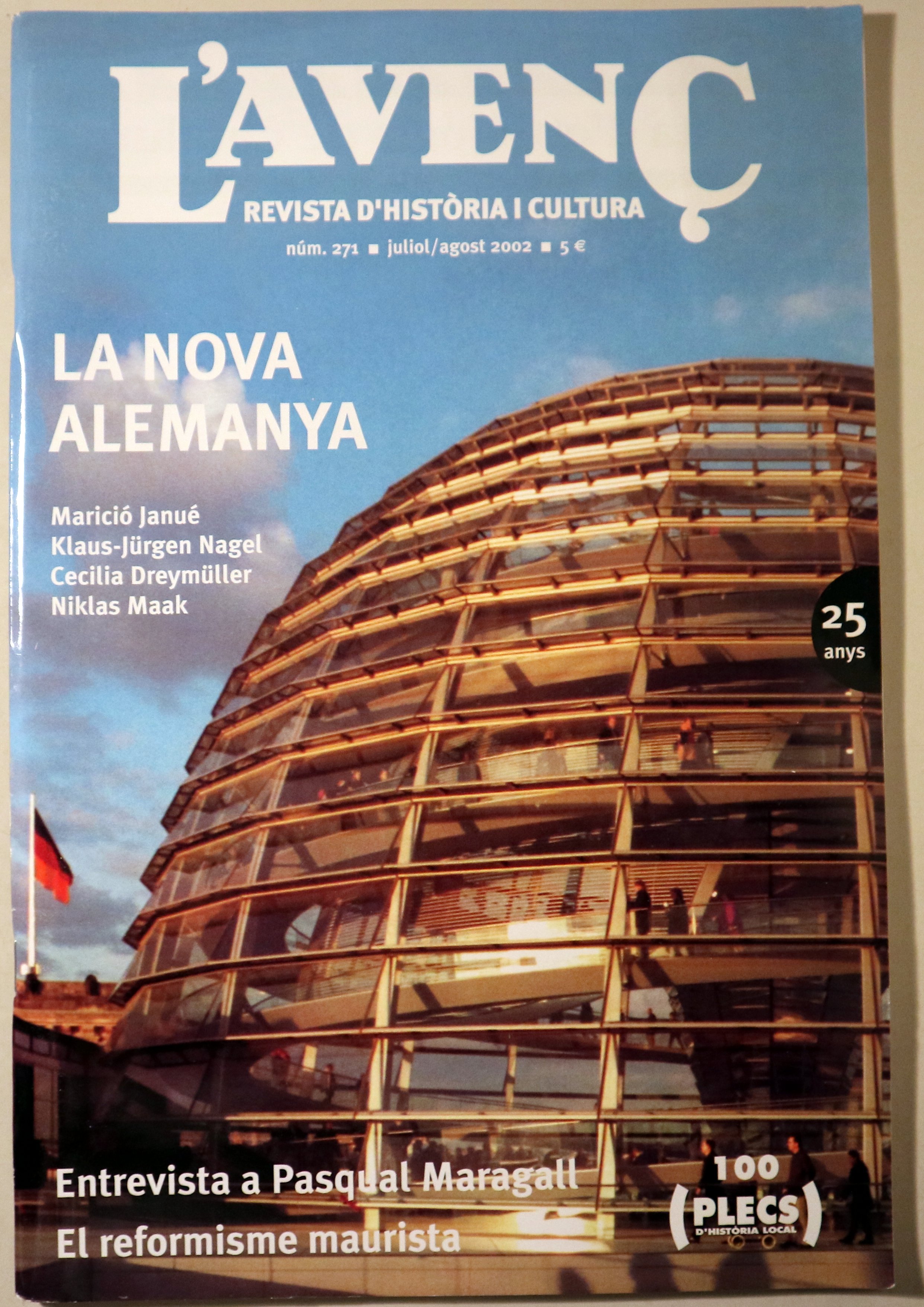 L'AVENÇ Nº 271: La Nova Alemanya - Barcelona 2002 - Il·lustrada