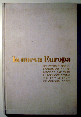 LA NUEVA EUROPA - Madrid 1971 - Mapas y gráficos
