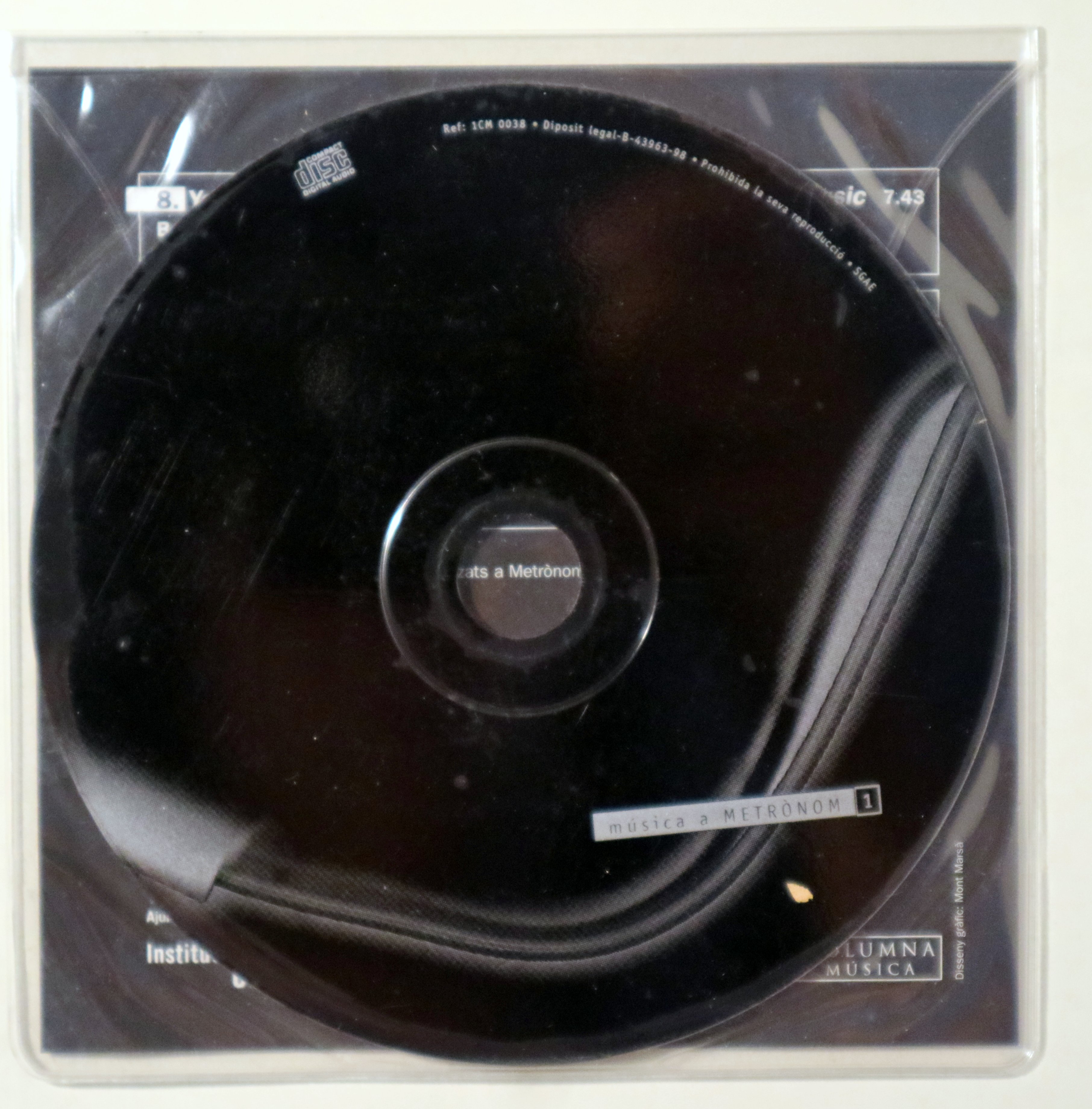 CD MÚSICA A METRÒNOM 1 - Barcelona 1998- CD