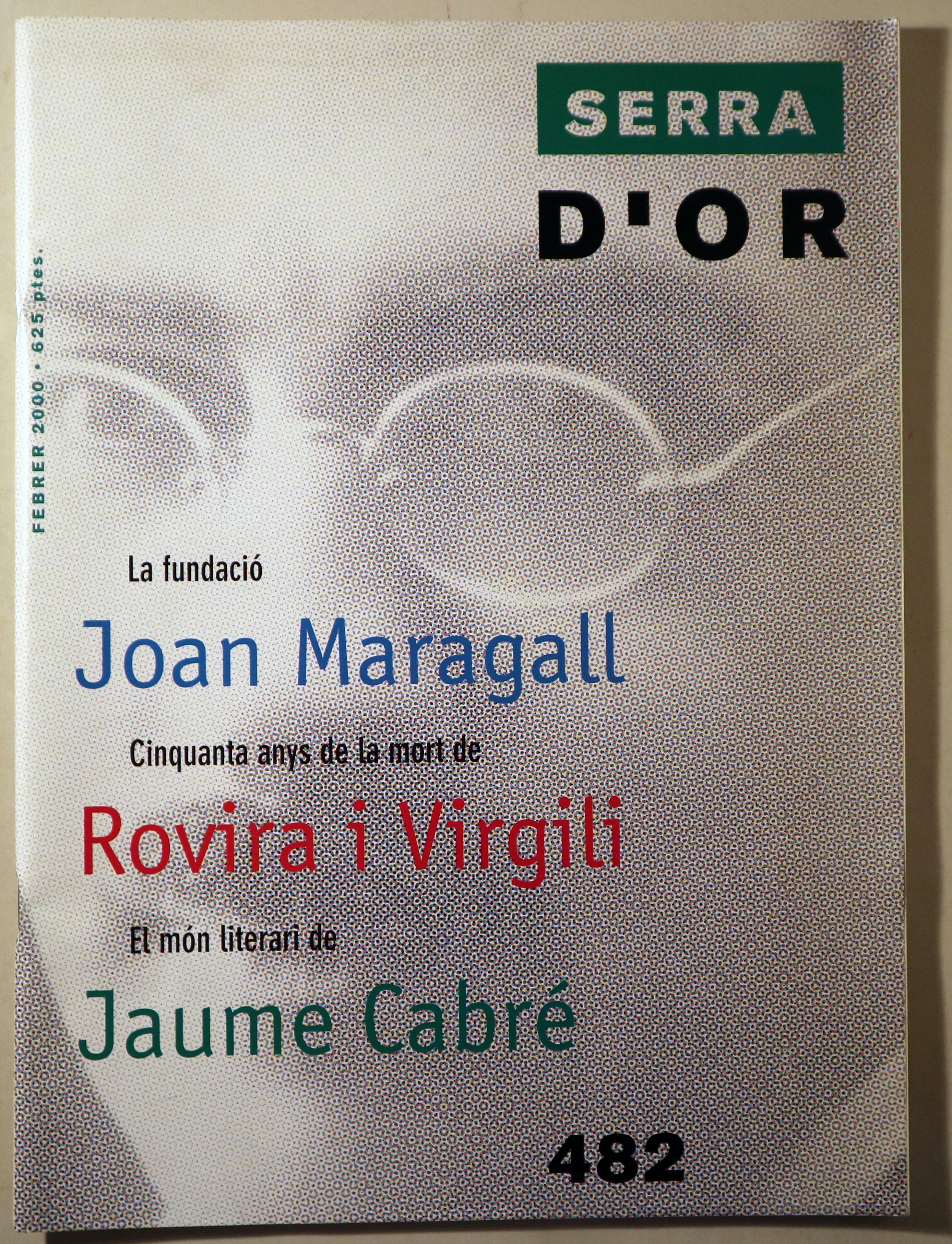 SERRA D'OR Nº 482 - Barcelona 2000 - Il·lustrat