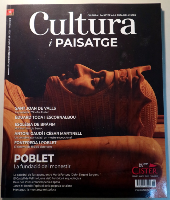 CULTURA I PAISATGE Nº 18: Poblet - Tarragona 2025 - Il·lustrat - Mapa