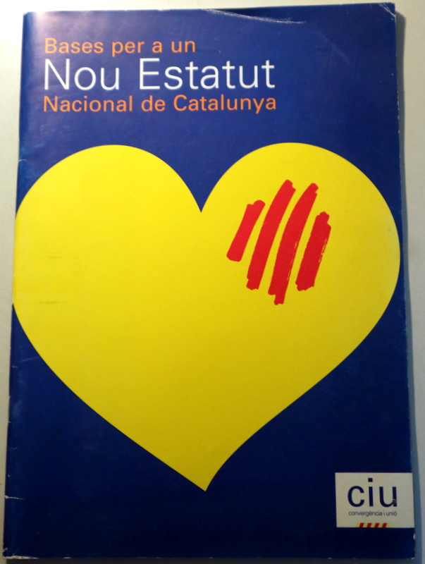 BASES PER A UN NOU ESTATUT NACIONAL DE CATALUNYA - Barcelona s/d