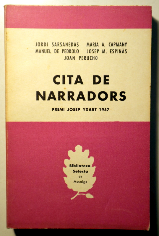 CITA DE NARRADORS - Barcelona 1958 - 1a edició