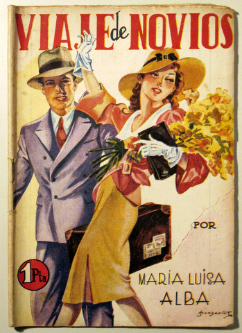 VIAJE DE NOVIOS - Bacelona c. 1940