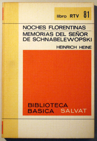 NOCHES FLORENTINAS. MEMORIAS DEL SEÑOR DE SCHNABELEWOPSKI