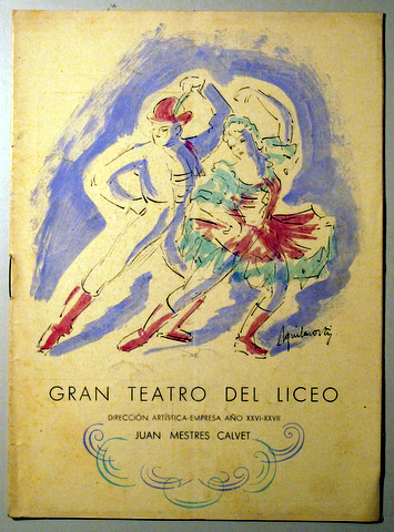 GRAN TEATRO DEL LICEO. AÑO XXVI-XXVII  - Barcelona 1926