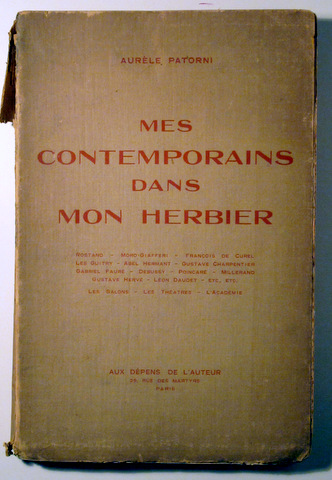 MES CONTEMPORAINS DANS MON HERBIER - Paris
