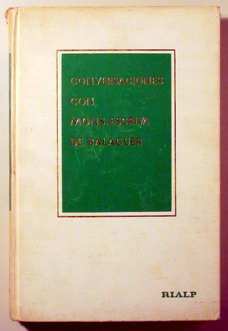 CONVERSACIONES CON MONS. ESCRIVA DE BALAGUER - Madrid 1968