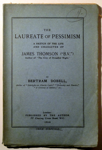 THE LAUREATE OF PESSIMISM - London 1910