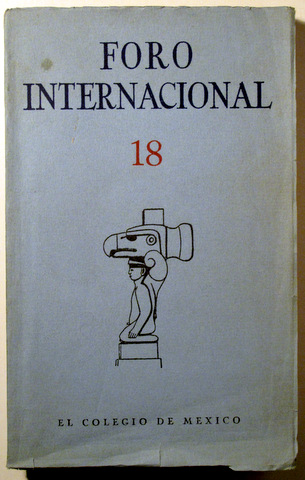 FORO INTERNACIONAL 18 - México D.F. 1937