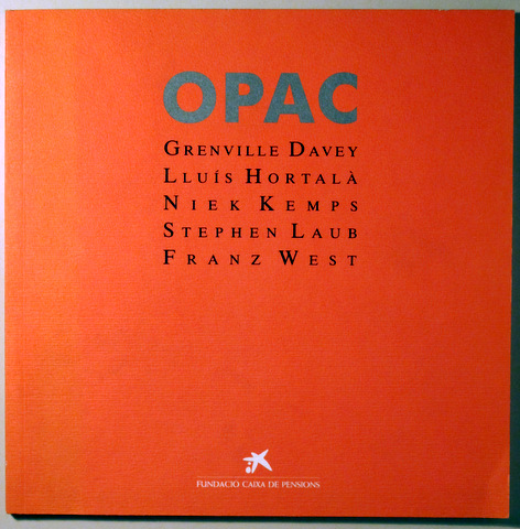OPAC - Barcelona 1991 - Muy ilustrado