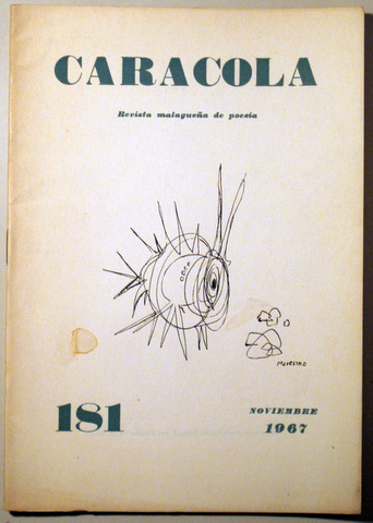 CARACOLA. Revista malagueña de poesía nº 181 - Málaga 1967 - Ilustrado