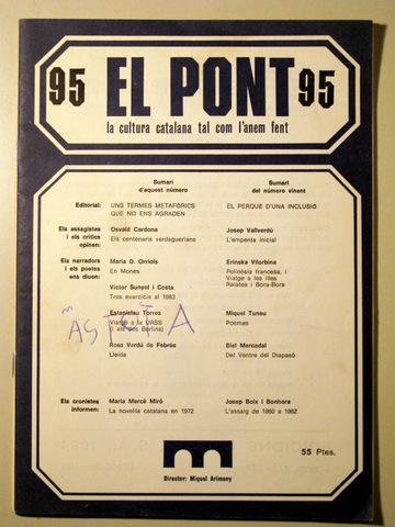 EL PONT. Núm 95 - Barcelona