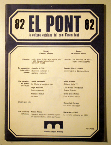 EL PONT. Núm 82 - Barcelona