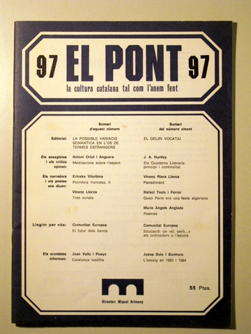 EL PONT. Núm 97 - Barcelona
