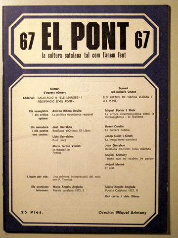 EL PONT. Núm 67 - Barcelona