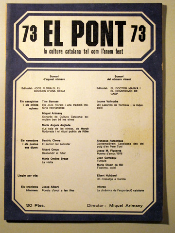 EL PONT. Núm 73 - Barcelona