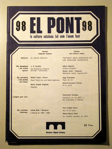 EL PONT. Núm 98 - Barcelona