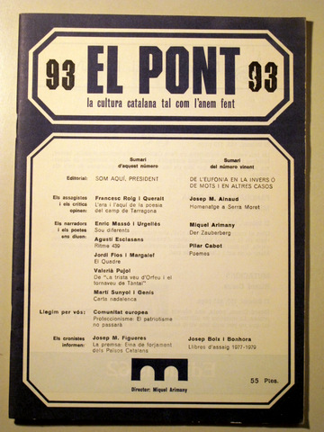 EL PONT. Núm 93 - Barcelona
