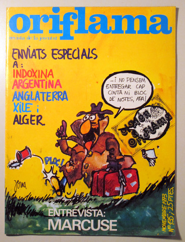 ORIFLAMA. REVISTA DE LA JOVENTUT nº 135. Enviats especials a Indoxina... - Barcelona 1973 - Molt il·lustrat