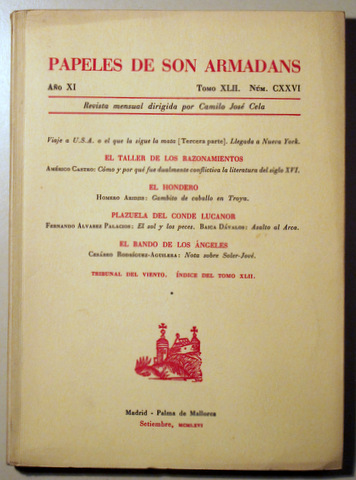 PAPELES DE SON ARMADANS. Núm. CXXVI. Septiembre 1966