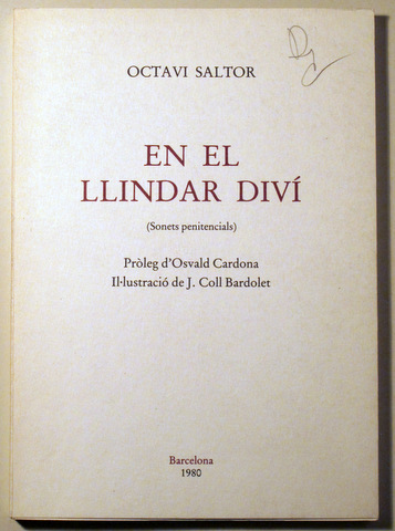 EN EL LLINDAR DIVÍ - Barcelona 1980 - Edició numerada