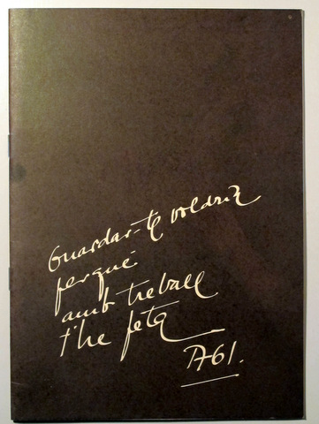 GUARDAR-TE VOLDRIA PERQUÈ AMB TREBALL T'HE FETA . Nadala N. 14 - Barcelona 1992