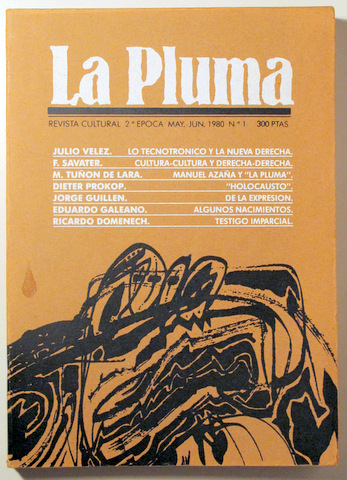 LA PLUMA. Revista cultural. 2ª época. Nº 1. Mayo-junio 1980