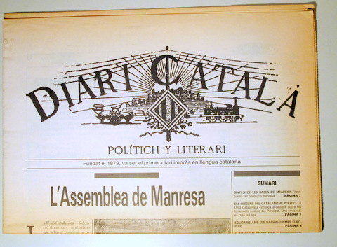 L'ASSEMBLEA DE MANRESA - Barcelona 1992 - Il·lustrada