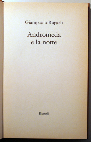 ANDROMEDA E LA NOTTE - Milano 1990